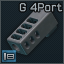 Glock 9x19 CARVER Custom 4 Port compensator
