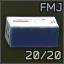 .50 AE FMJ ammo pack (20 pcs)