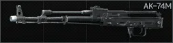 Kalashnikov AK-74M 5.45x39 assault rifle (stripped)