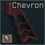 AR-15 Tyrant Designs MOD Chevron pistol grip (Red)