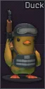 Duck figurine