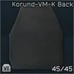 Korund-VM-K ballistic plate (Back)