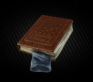 Battered antique book