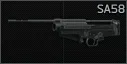 DS Arms SA58 7.62x51 assault rifle (stripped)