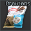 Rye croutons