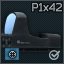 VOMZ Pilad P1x42 Weaver reflex sight