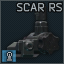 FN SCAR flip-up rear sight