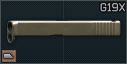 Glock 19X pistol slide