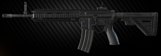 HK 416A5 5.56x45 assault rifle