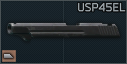 HK USP Elite .45 ACP pistol slide