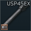 HK USP Expert .45 ACP barrel