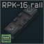 RPK-16 handguard rail