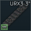 KAC URX 3 3 inch rail