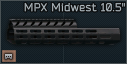 MPX Midwest Industries 10.5 inch M-LOK handguard