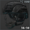 MSA Gallet TC 800 High Cut combat helmet (Black)