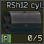 RSh-12 12.7x55 5-round cylinder