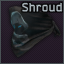 Shroud half-mask
