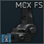 MCX flip-up front sight