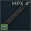 MPX GEN1 handguard 4 inch rail
