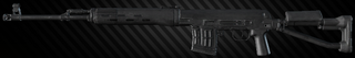 SVDS 7.62x54R sniper rifle