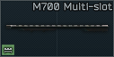 M700 extended multi-slot Weaver rail base