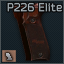 P226 Stainless Elite Wooden pistol grip