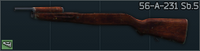 SKS TOZ wooden stock (56-A-231 Sb.5)