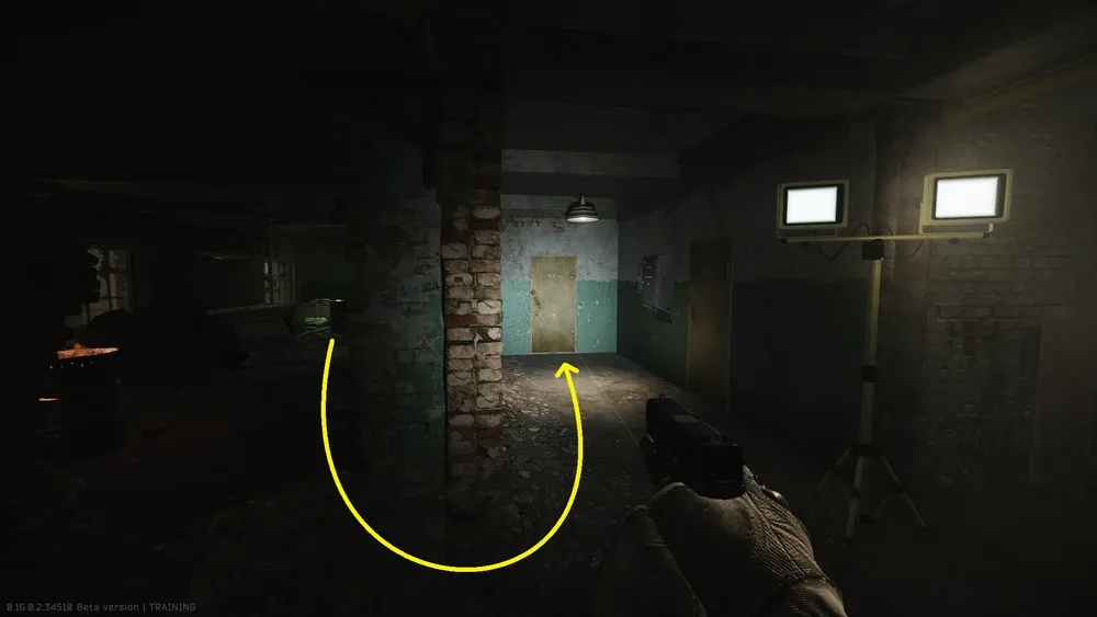 Door to the room