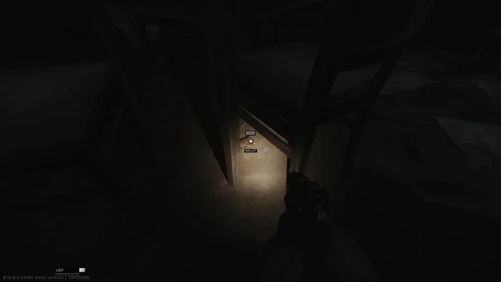Second spawn on the floor under the table