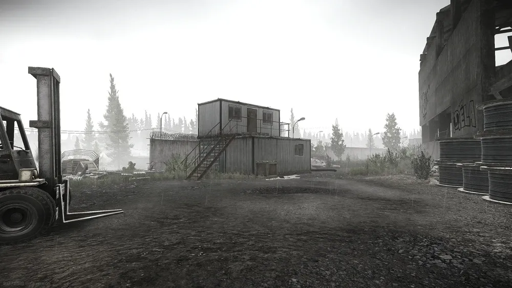 The Portable cabin where the document is located