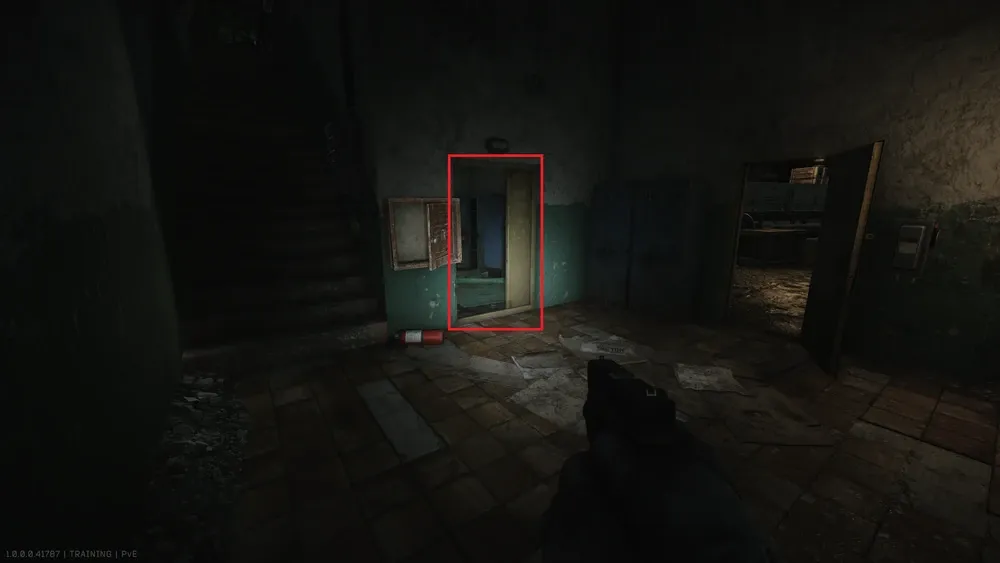 The changing room