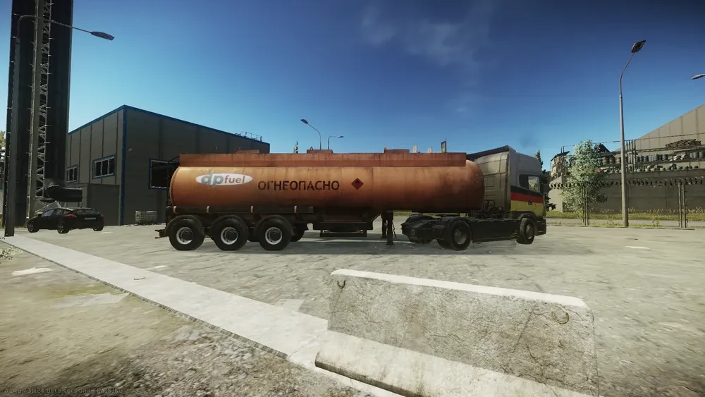 Tanker truck #3 at the power station