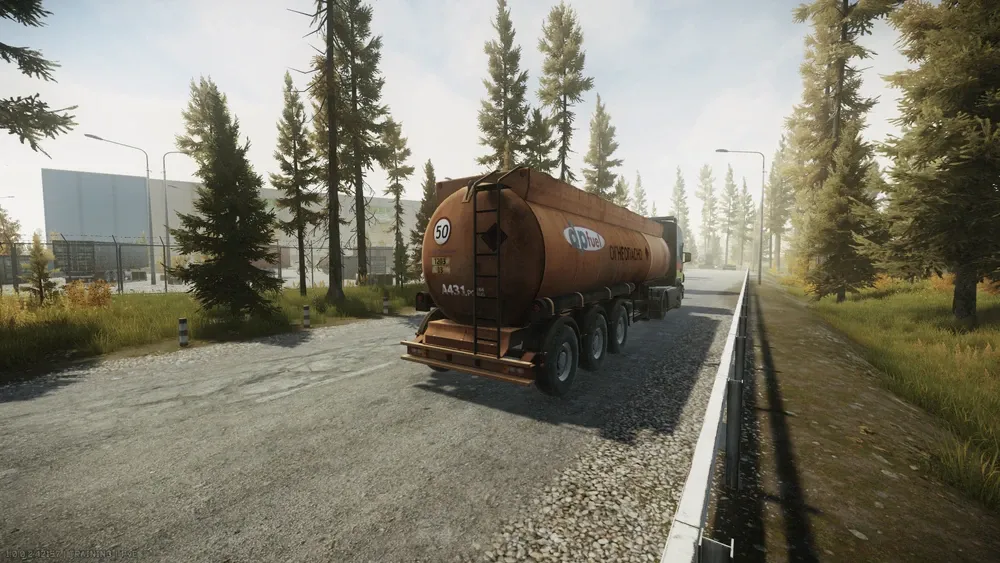 Tanker truck #4 south of the trailer park