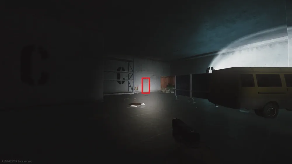 Door to the Saferoom Exfil extraction