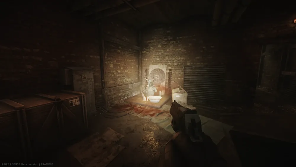 Stash a Cultist knife in the first special place inside The Labyrinth — 1
