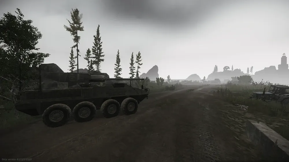 First Stryker is located in the south on the road to the lighthouse