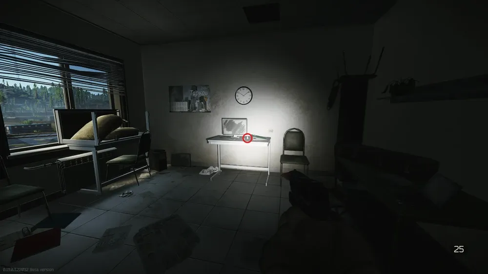 Desk location