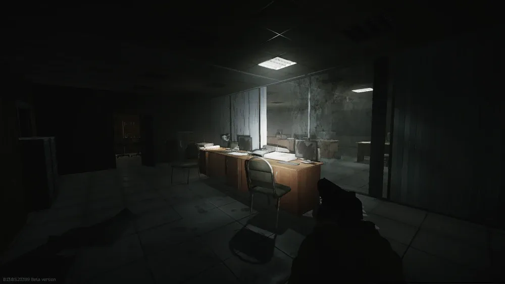 Locate the control room in the underground bunker on Reserve — 1
