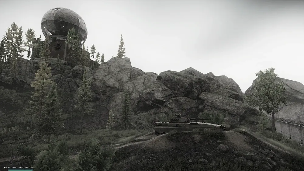 Fourth BMP-2 that has to be marked, next to the "Checkpoint Fence" Scav extraction