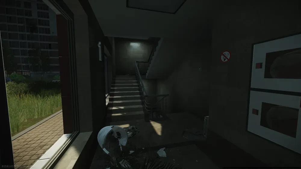 Staircase to apartment 8