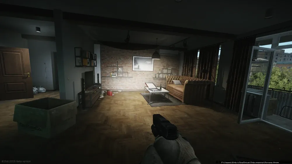 Inside the balletmeister's apartment