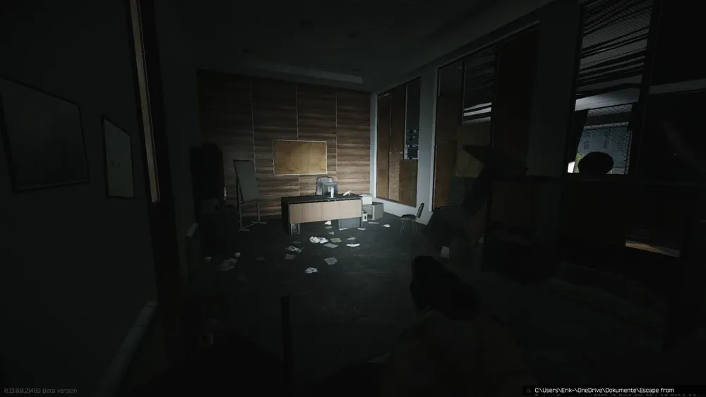 Inside the office