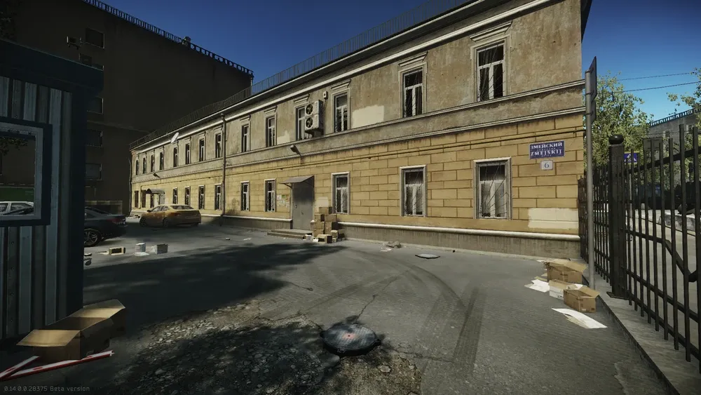 The building