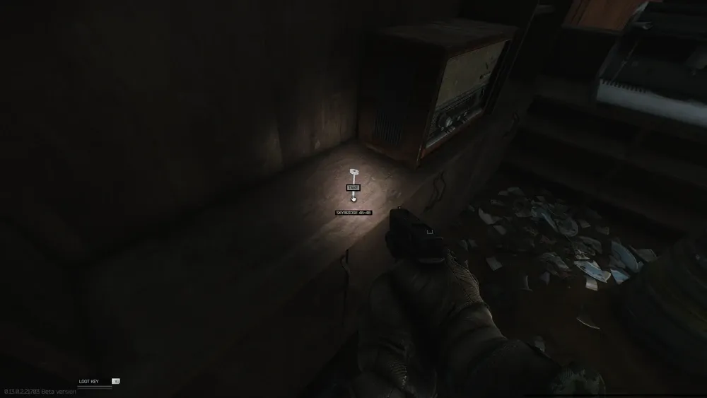 Key on the shelf