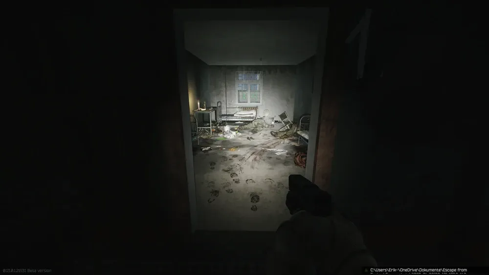 The prison cell