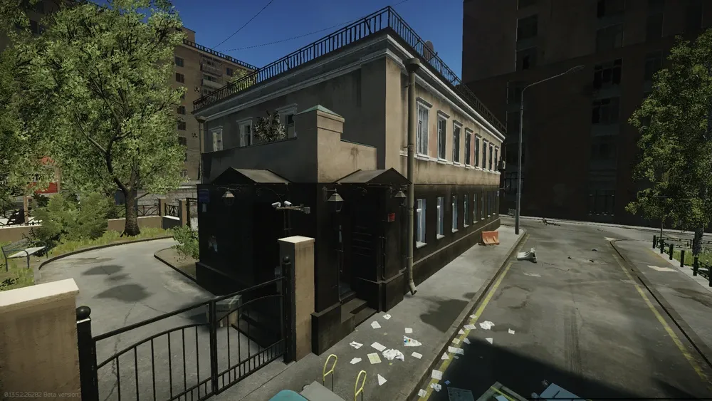 The outside of the vet clinic.