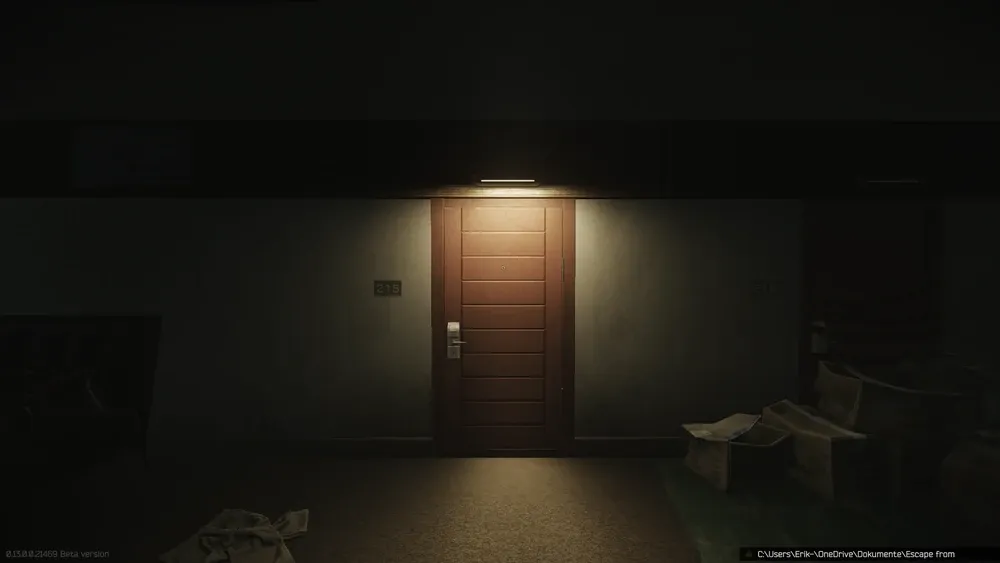 Door to the room