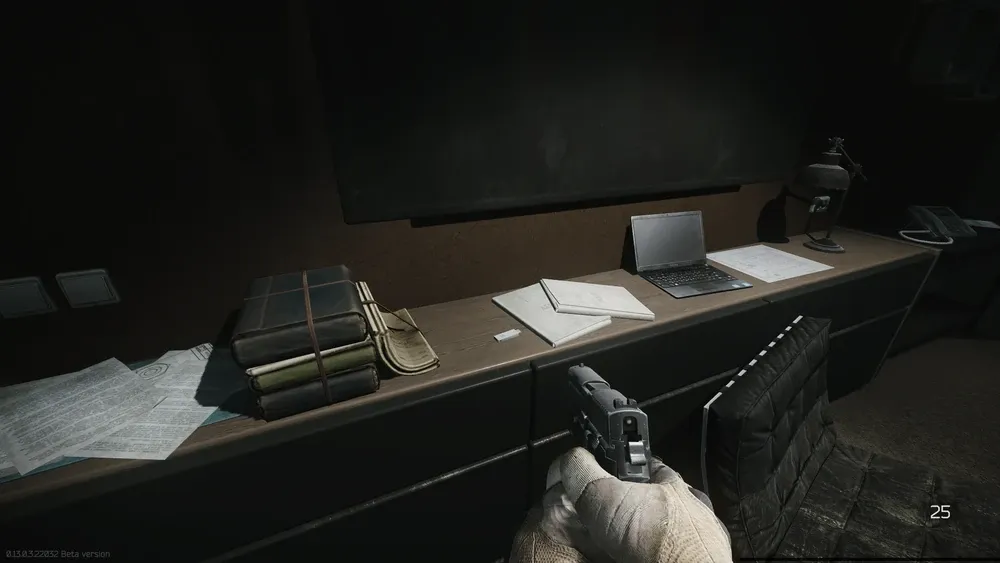 Spawn location 2 on the chest of drawers