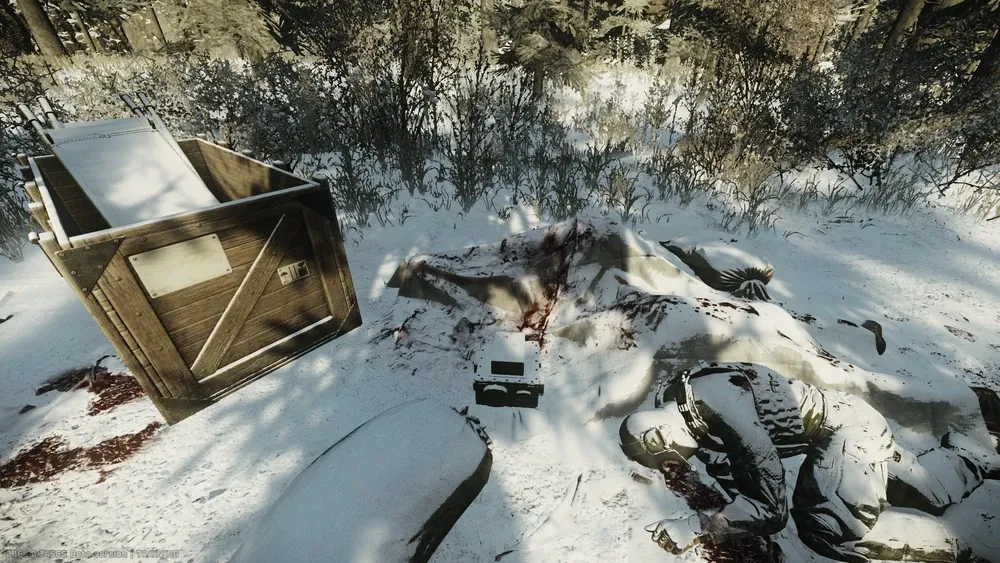 Spawn 3 next to the supply crate