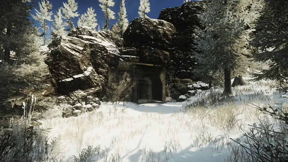 The entrance